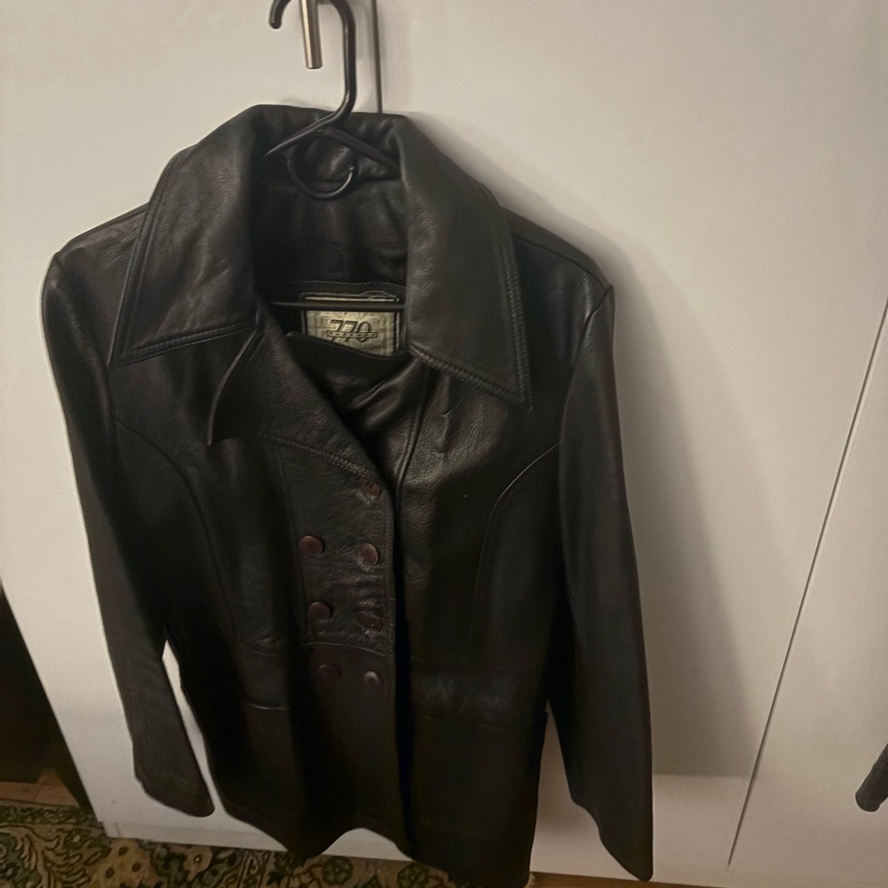 Classic Black Leather Jacket for Women